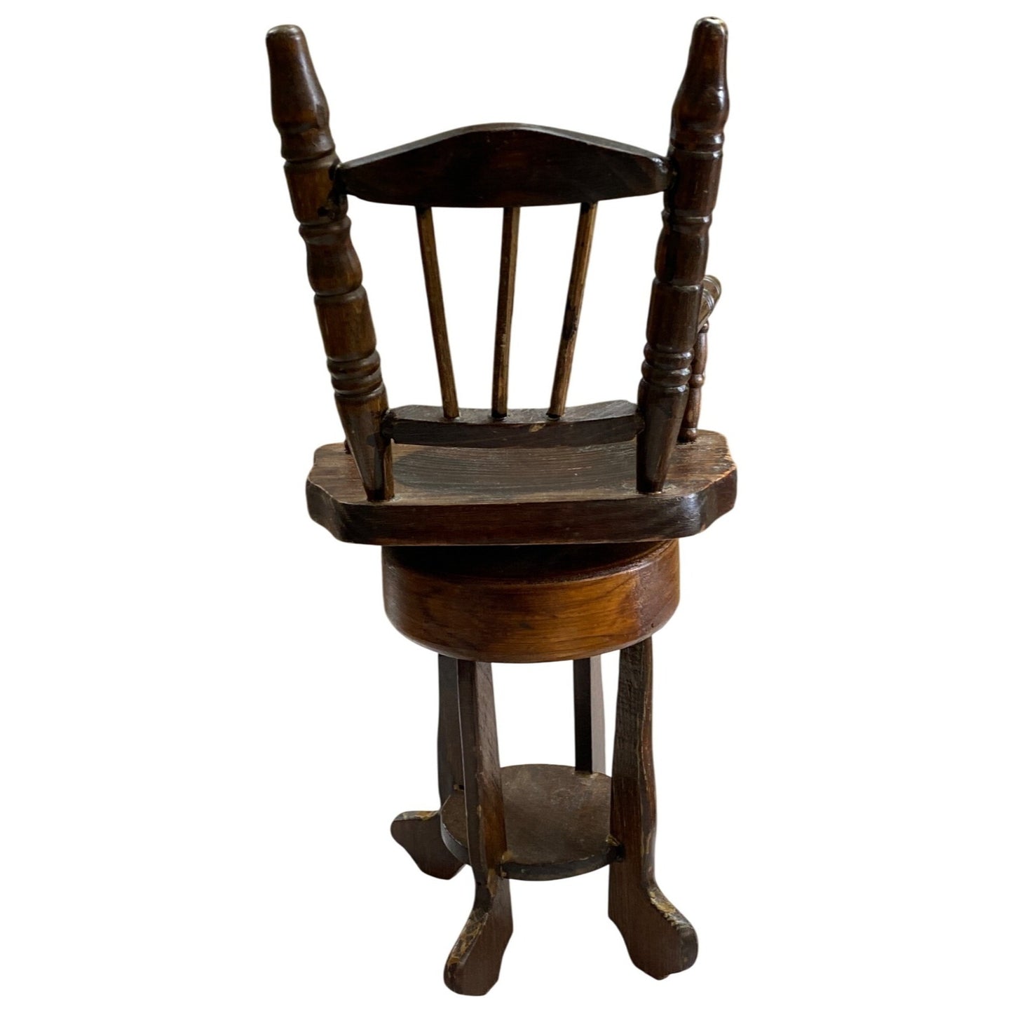 Vintage Porcelain Mother & Baby Doll Set With Rocking Chair