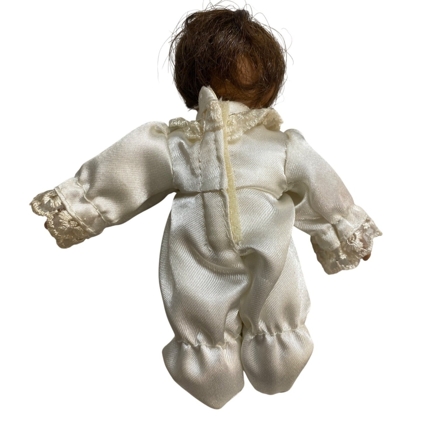 Vintage Porcelain Mother & Baby Doll Set With Rocking Chair