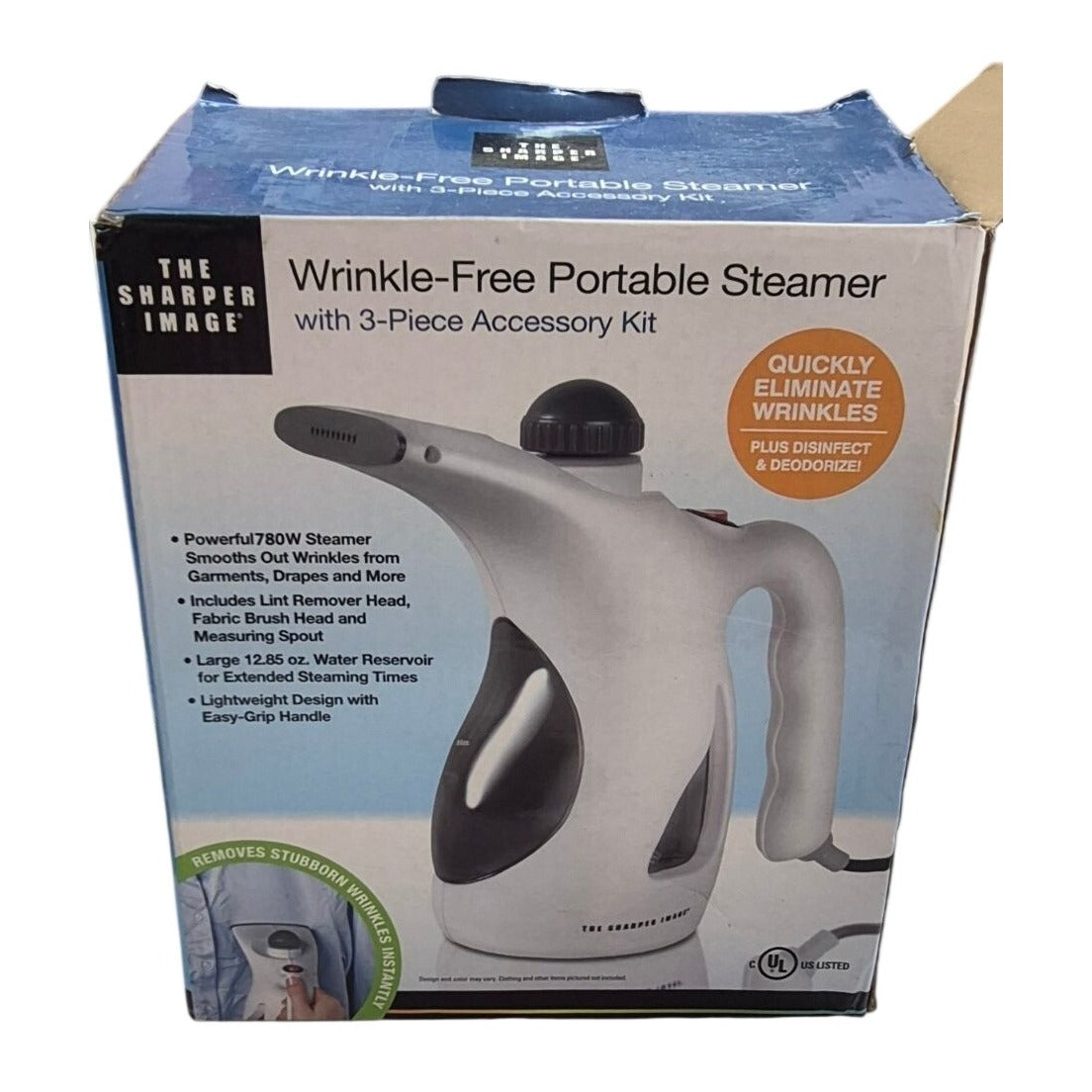 Sharper Image Wrinkle-Free Portable Steamer With Accessory Kit