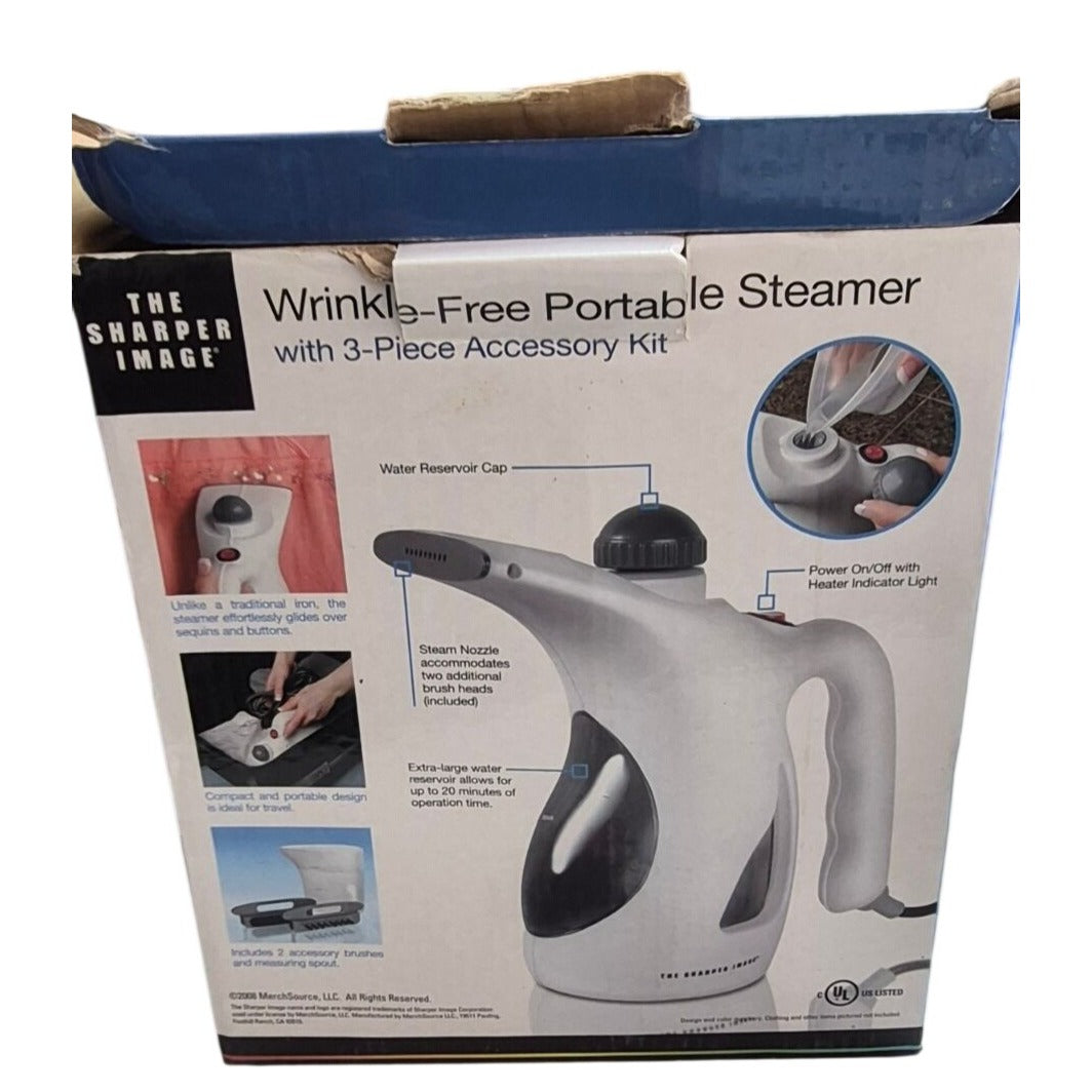 Sharper Image Wrinkle-Free Portable Steamer With Accessory Kit