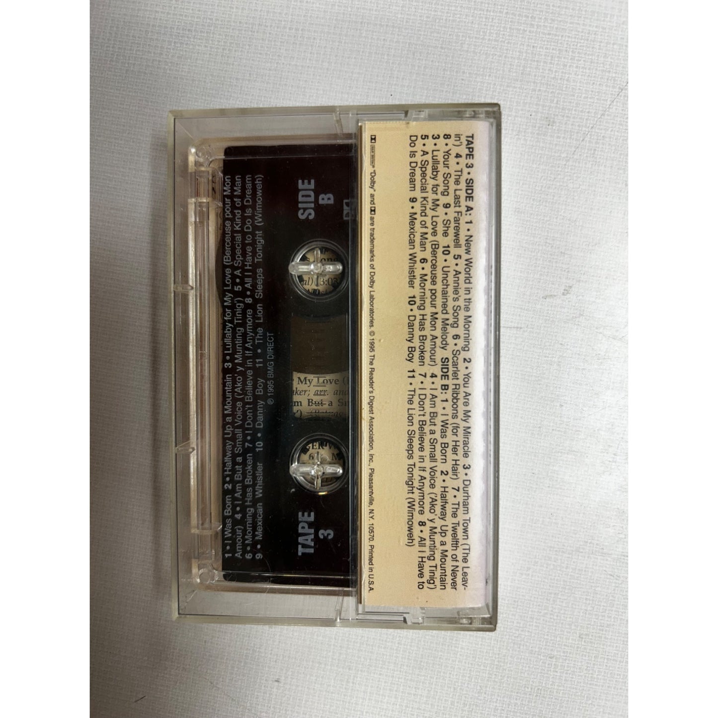 Roger Whittaker & Living Legends Cassette Tapes Set Of 3 Including Polka Fest Recorded Music