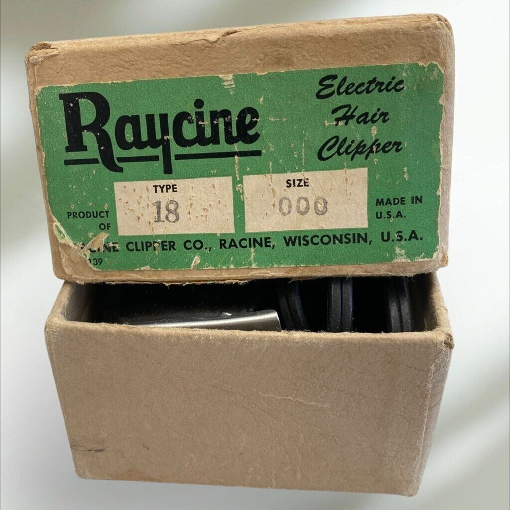 Vintage Raycine Electric Hair Clippers Racine Wisconsin
