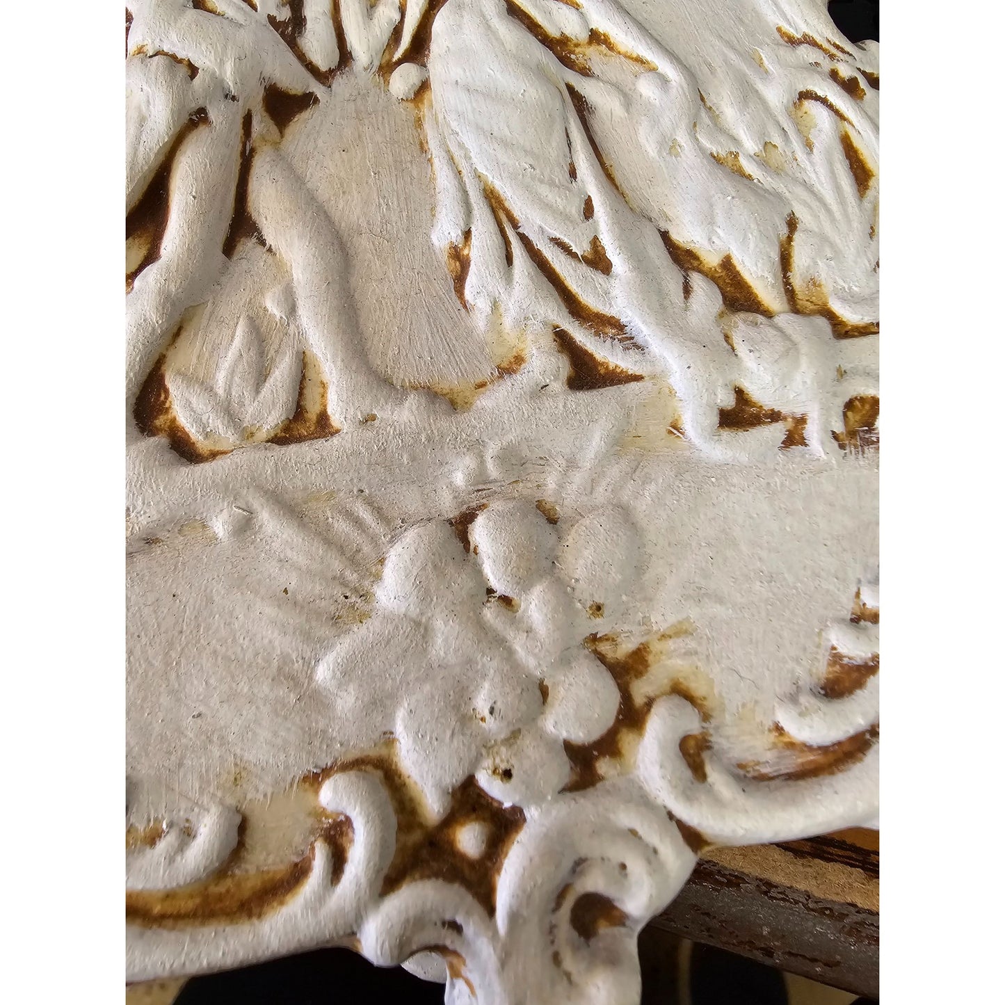 Romantic Bisque Ceramic Relief Plaques – Classical Pair with Cherub-Inspired Ornamentation