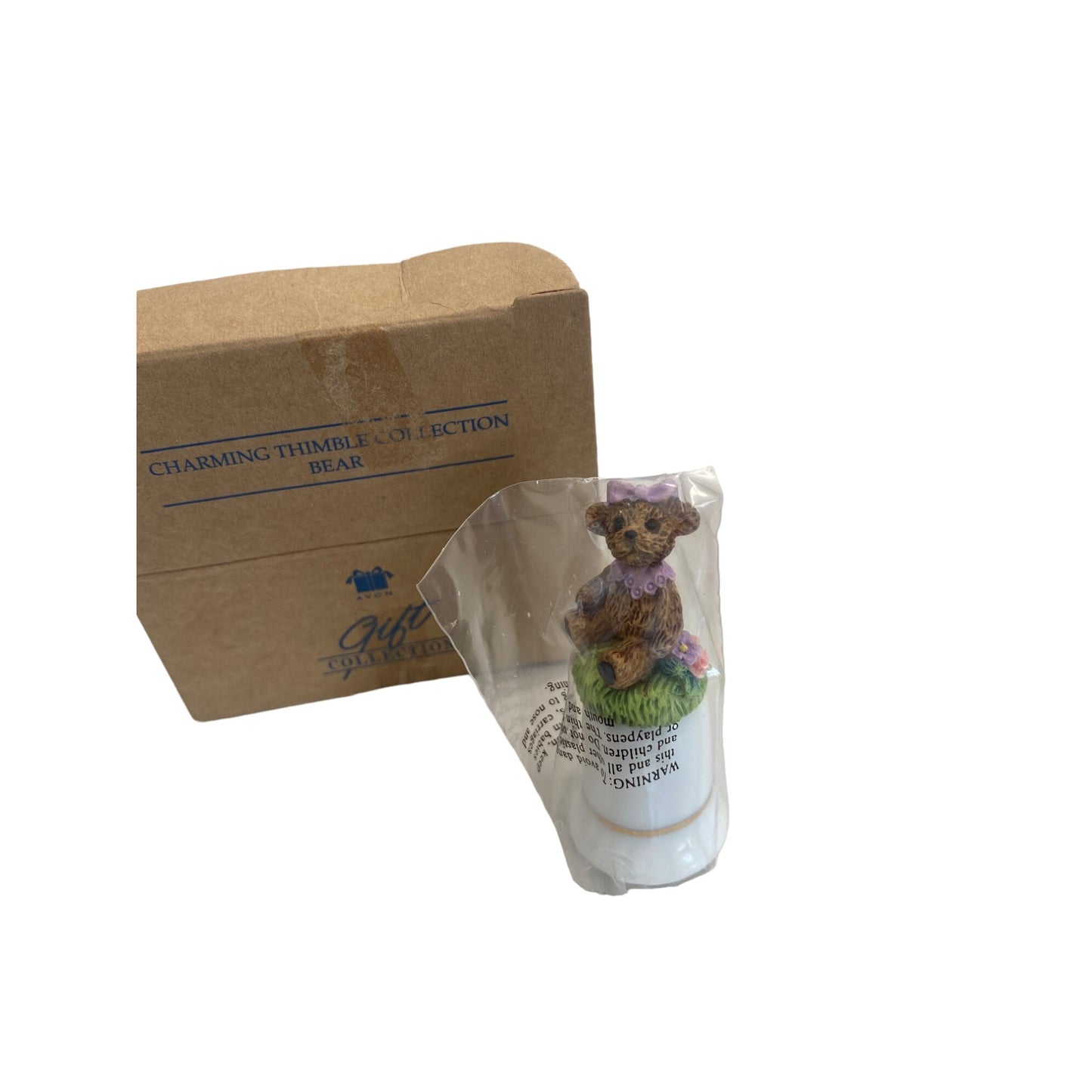 Charming Thimble Collection Bear Figurine By UCGC