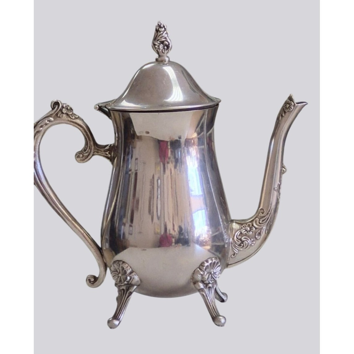 Vintage Silver Silver Plate Teapot Tea Coffee Pot