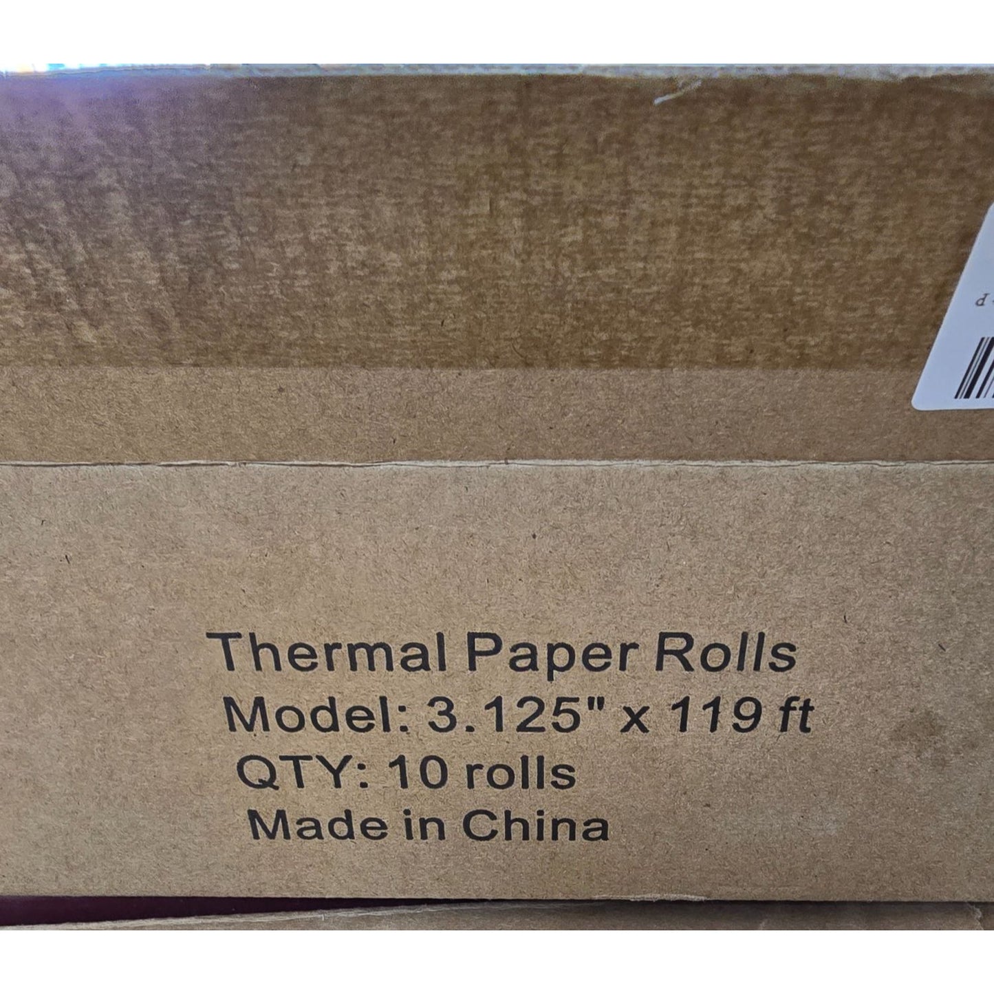 FungLam Thermal Paper Rolls For Receipt Printing 3.125" X 119 Ft 10 Pack New