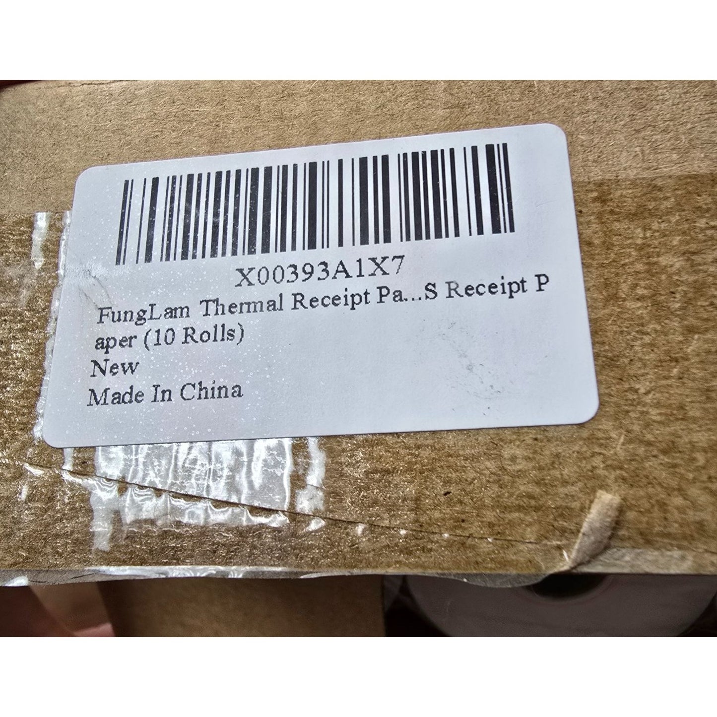 FungLam Thermal Paper Rolls For Receipt Printing 3.125" X 119 Ft 10 Pack New