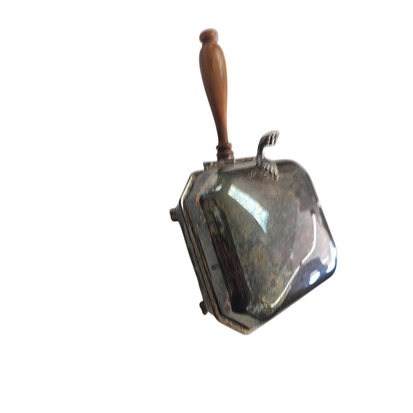 Silver-Plated Footed Dish Silent Butler