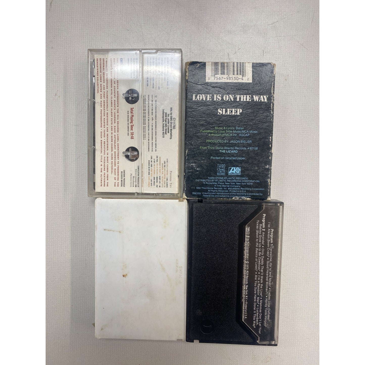 Vintage Cassette Tape Collection: The Essential Series Saigon Kick Love Is On The Way Waylon Jennings Greatest Hits Kristofferson Border Lord