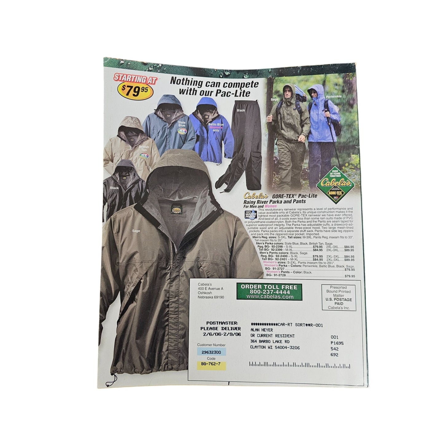 Cabelas 2006 Spring Master Catalog