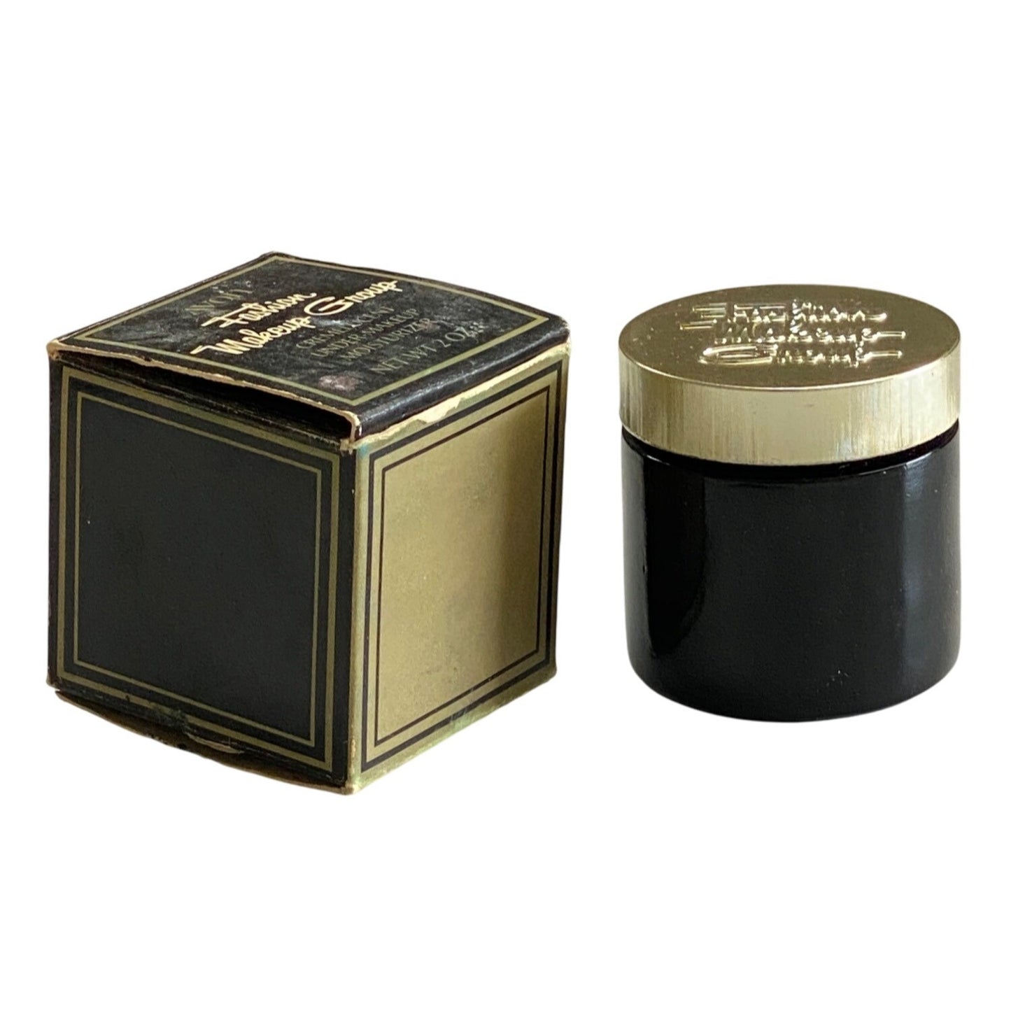 Vintage Avon Black Glass Bottle Sachet Empty Collectible Glass