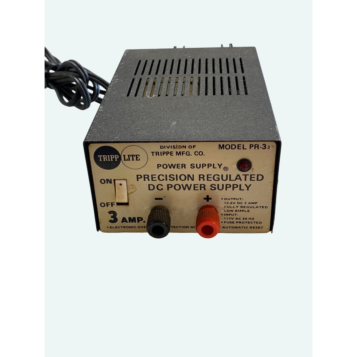 Tripp Lite PR-3a Precision Regulated DC Power Supply 3 Amp Output