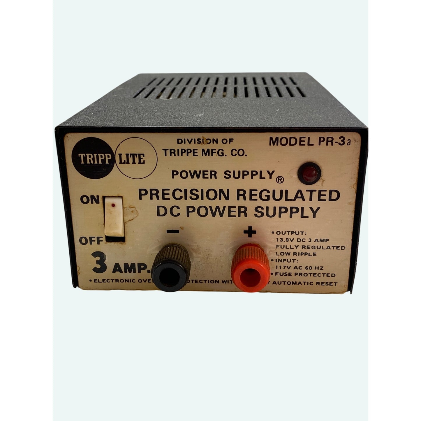 Tripp Lite PR-3a Precision Regulated DC Power Supply 3 Amp Output