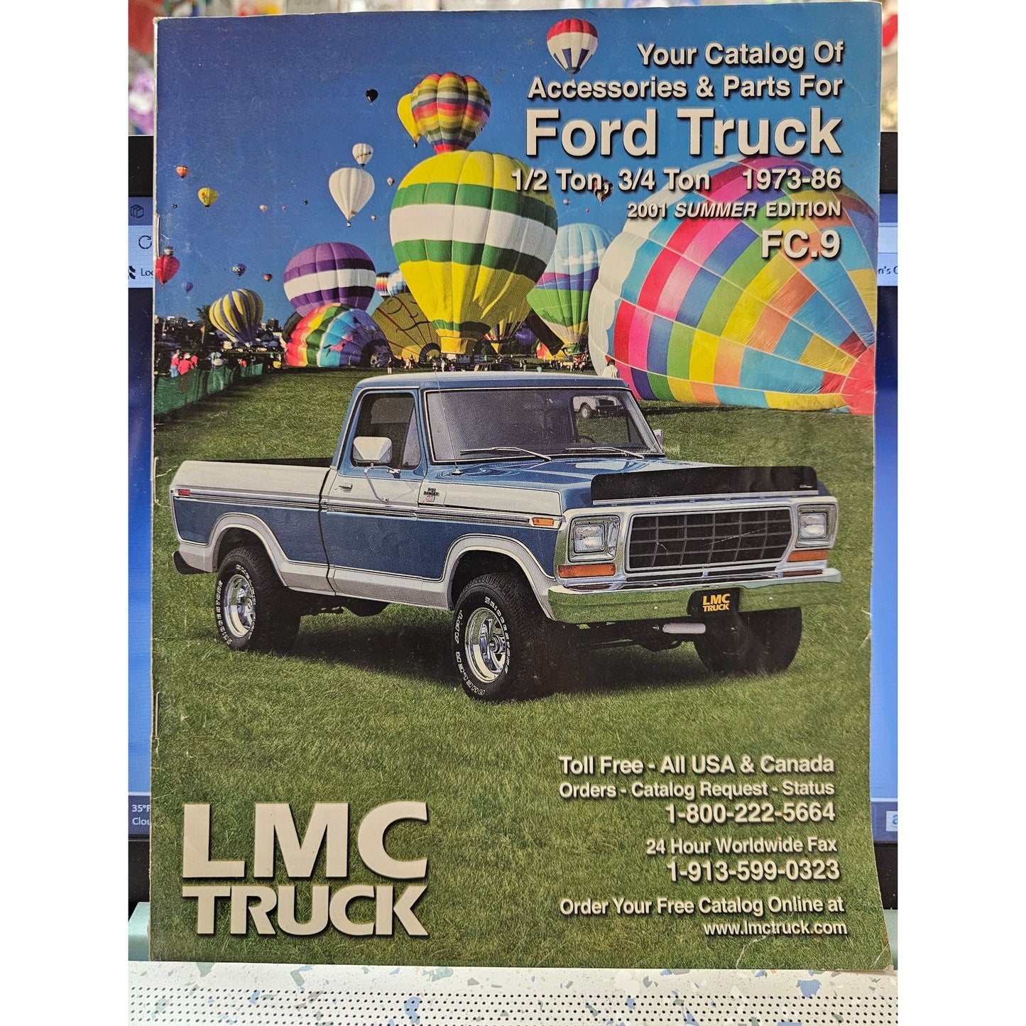 LMC Truck Accessories & Parts Catalog For Ford Truck 1973-86 Summer Edition FC-9