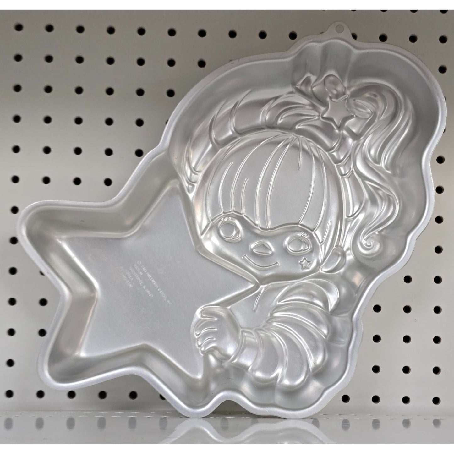 Vintage 1983 Wilton Rainbow Brite Cake Pan / Mold Aluminum Star Design Korea