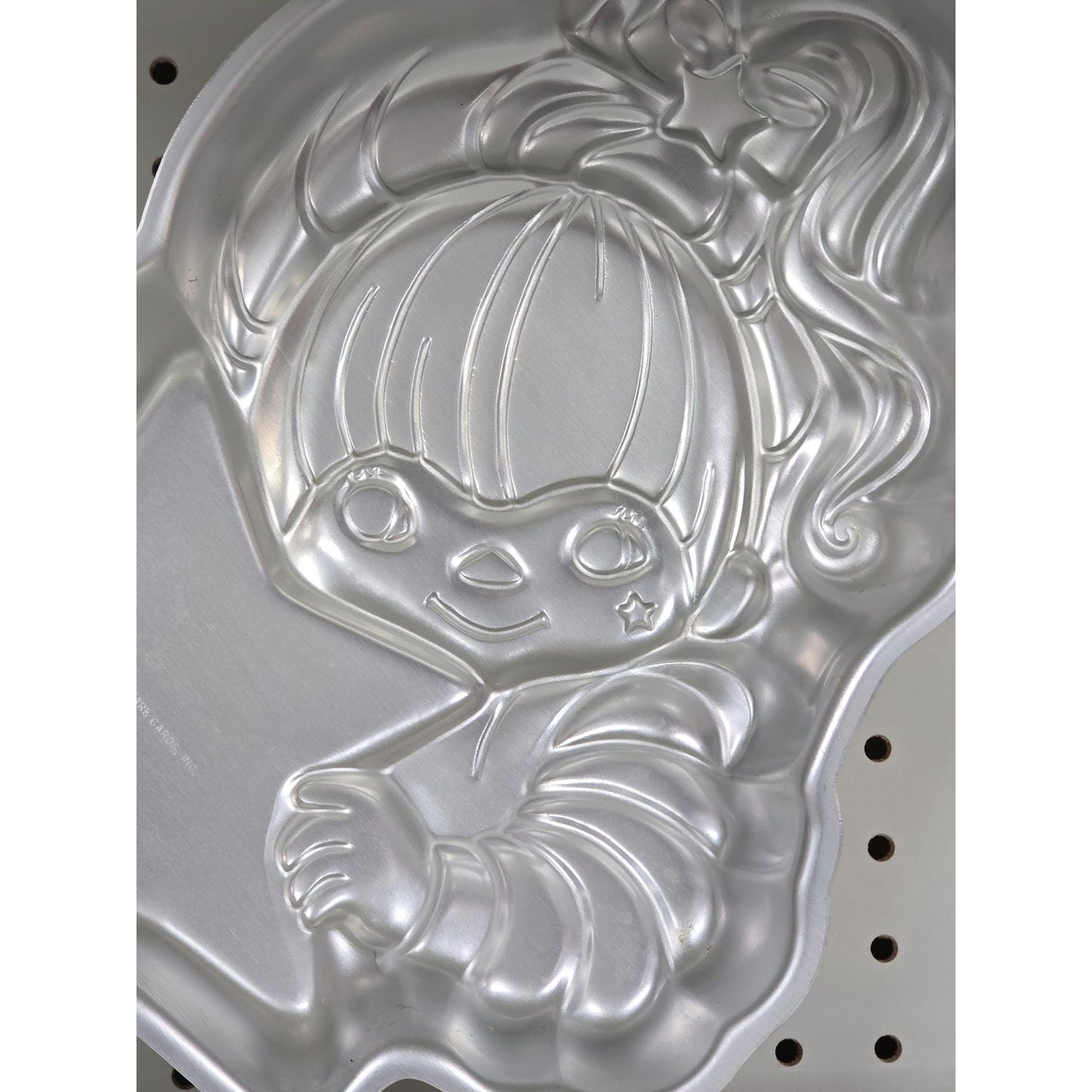 Vintage 1983 Wilton Rainbow Brite Cake Pan / Mold Aluminum Star Design Korea