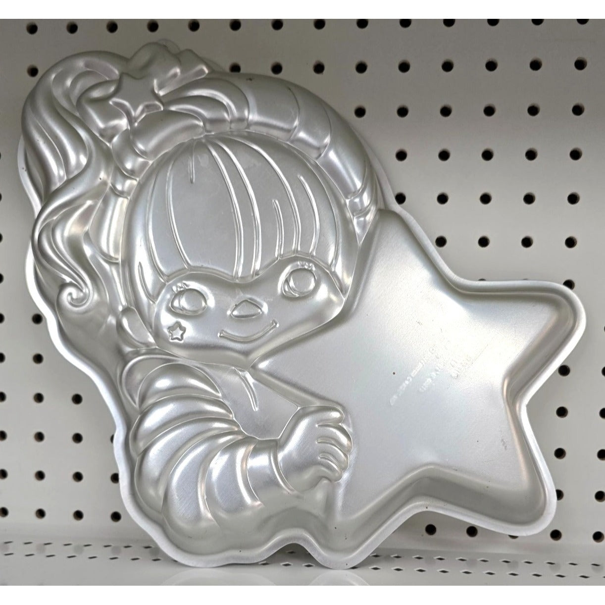Vintage 1983 Wilton Rainbow Brite Cake Pan / Mold Aluminum Star Design Korea