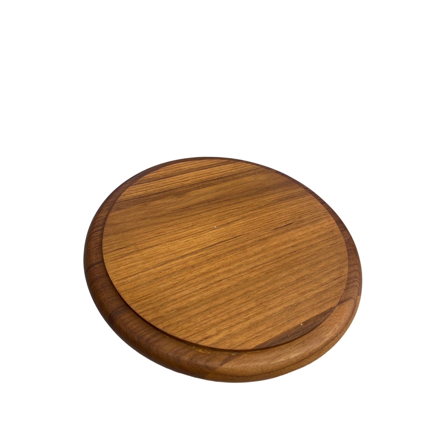 Vintage Goodwood Teak & Glass Cake Stand With Dome Lid