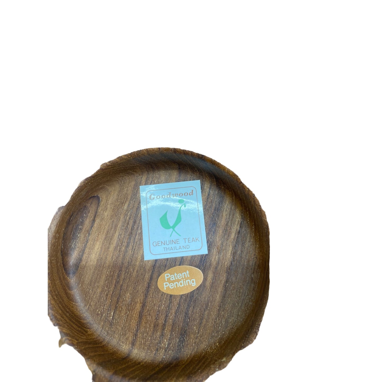 Vintage Goodwood Teak & Glass Cake Stand With Dome Lid