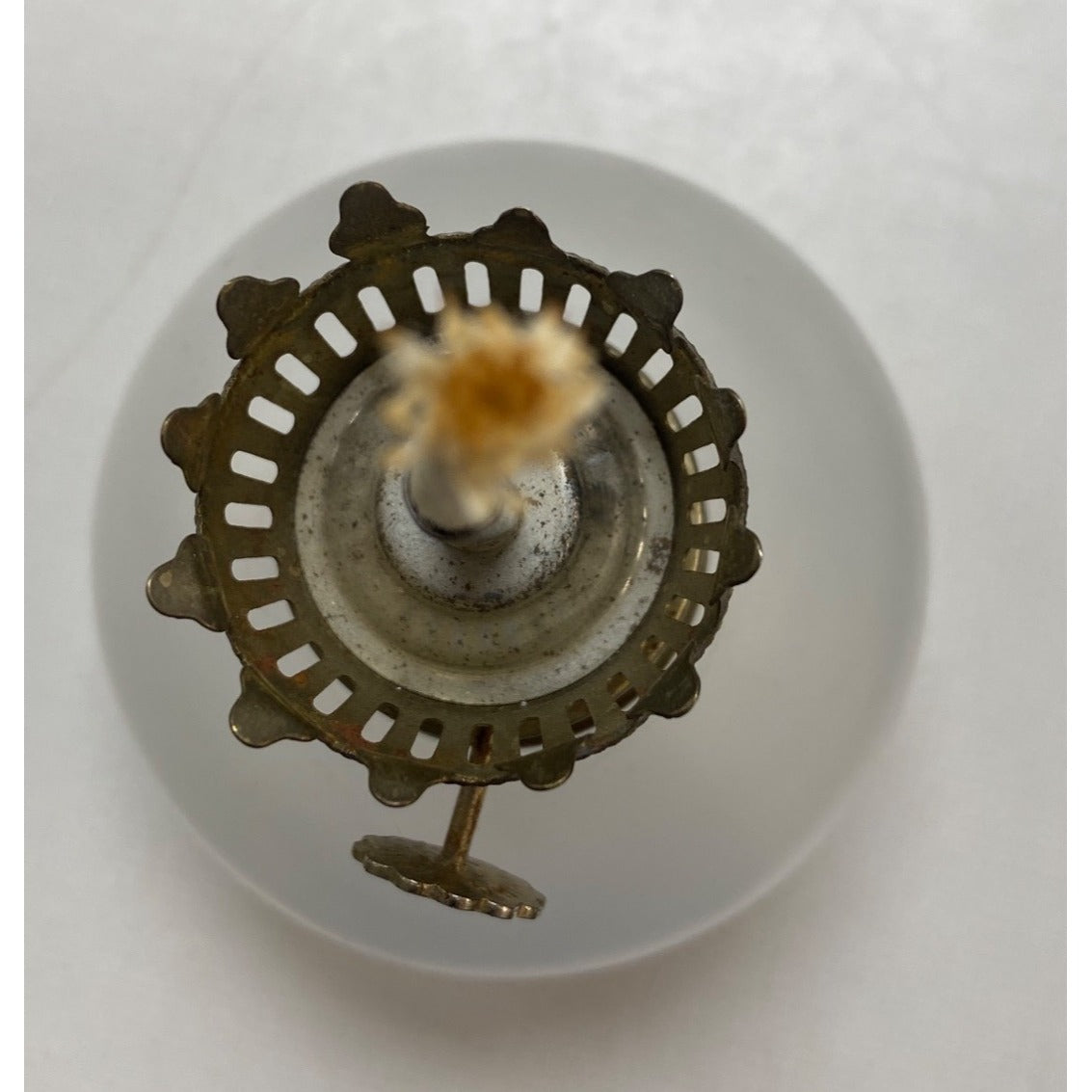Frosted Glass Mini Oil Lamp