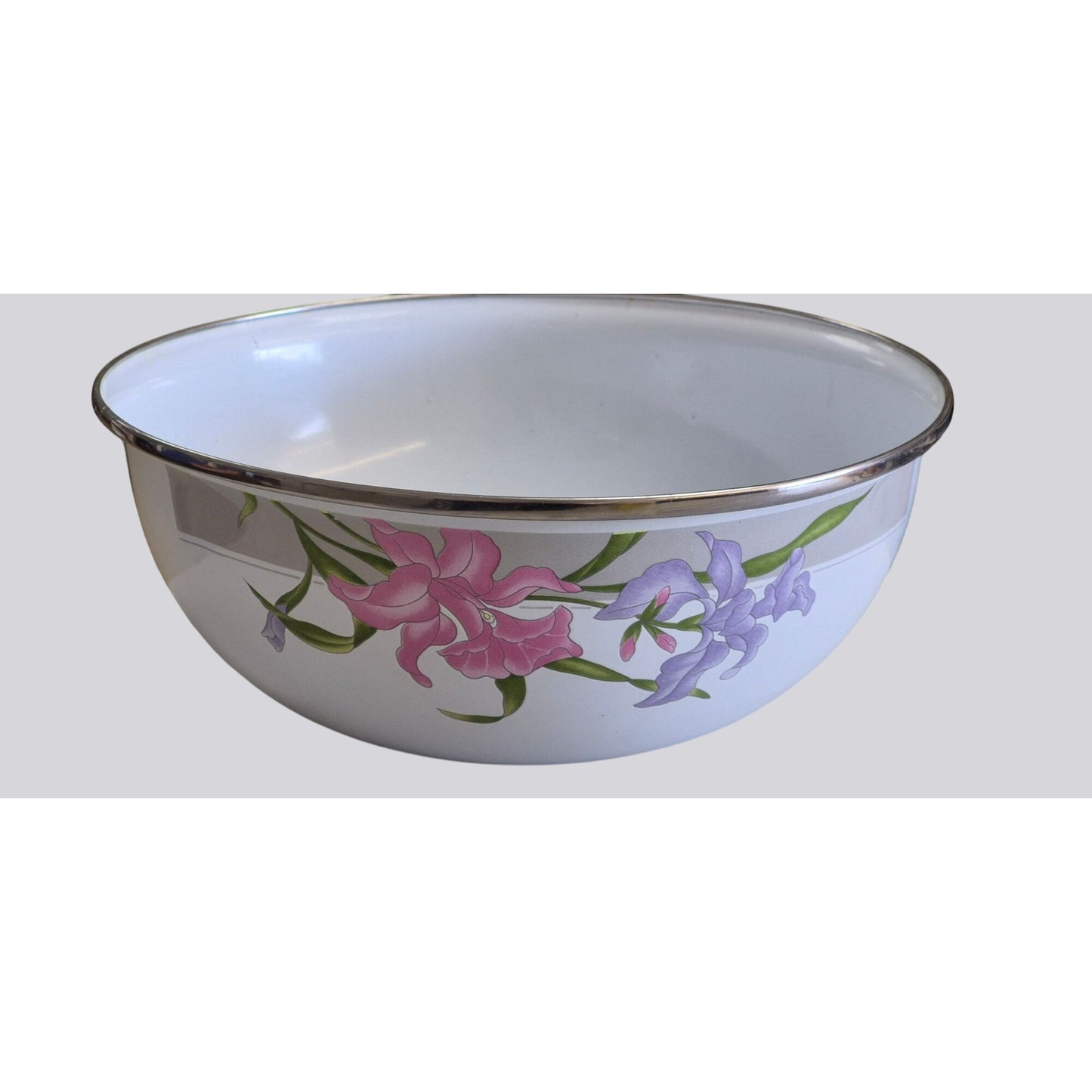 GMI Floral Enamel Mixing Bowl