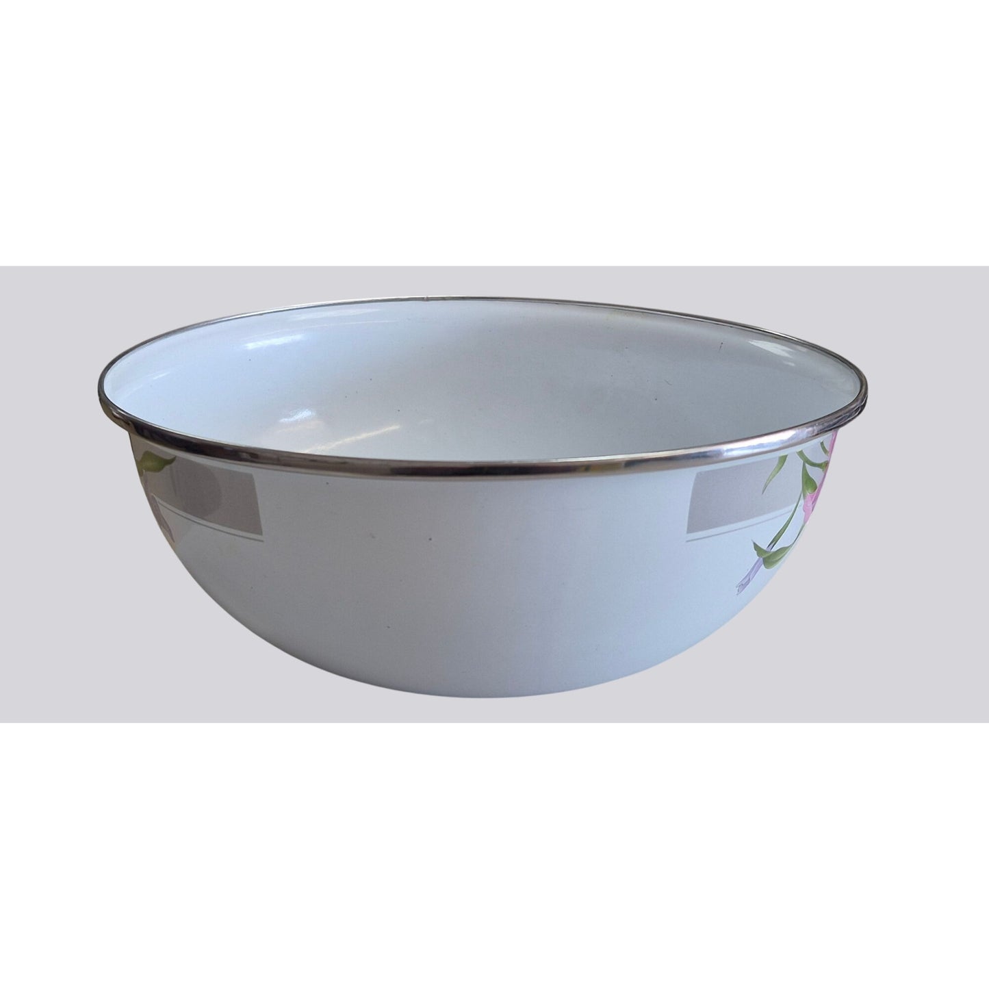 GMI Floral Enamel Mixing Bowl
