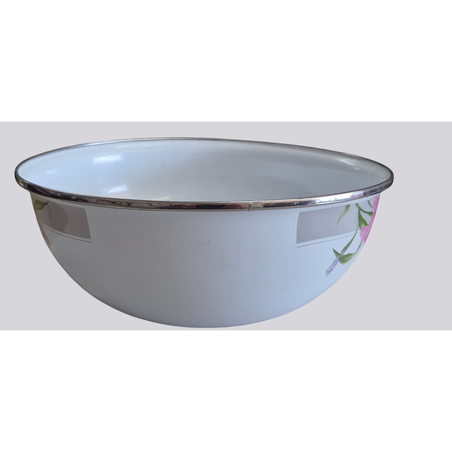 GMI Floral Enamel Mixing Bowl