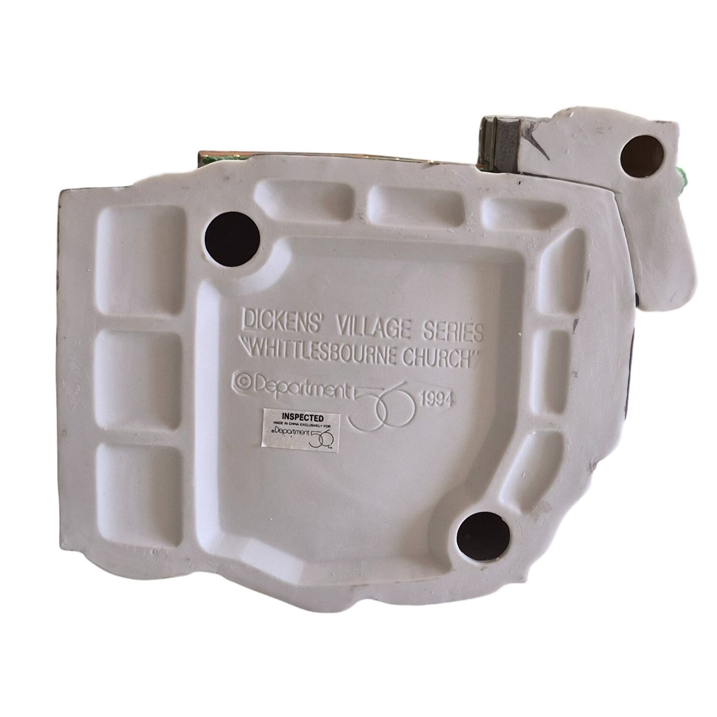 Department 56 Dickens 1994 Village Series "Whittlesbourne Church" Heritage Collection Lighted Building