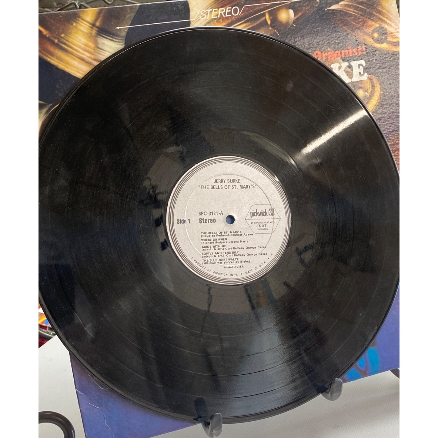 Jerry Burke "The Bells Of St. Marys" Vinyl Record SPC-3121 Stereo Pickwick