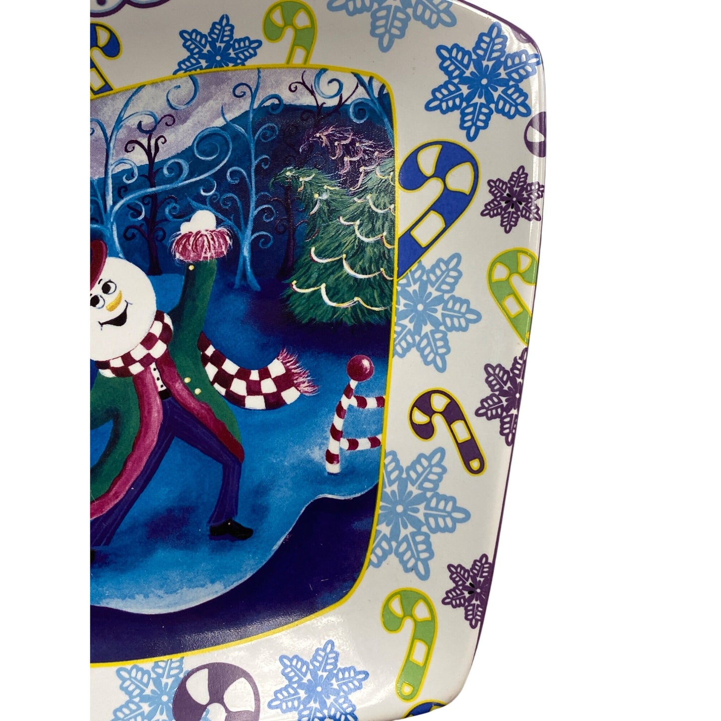 Juleez Christmas Plate BLUE