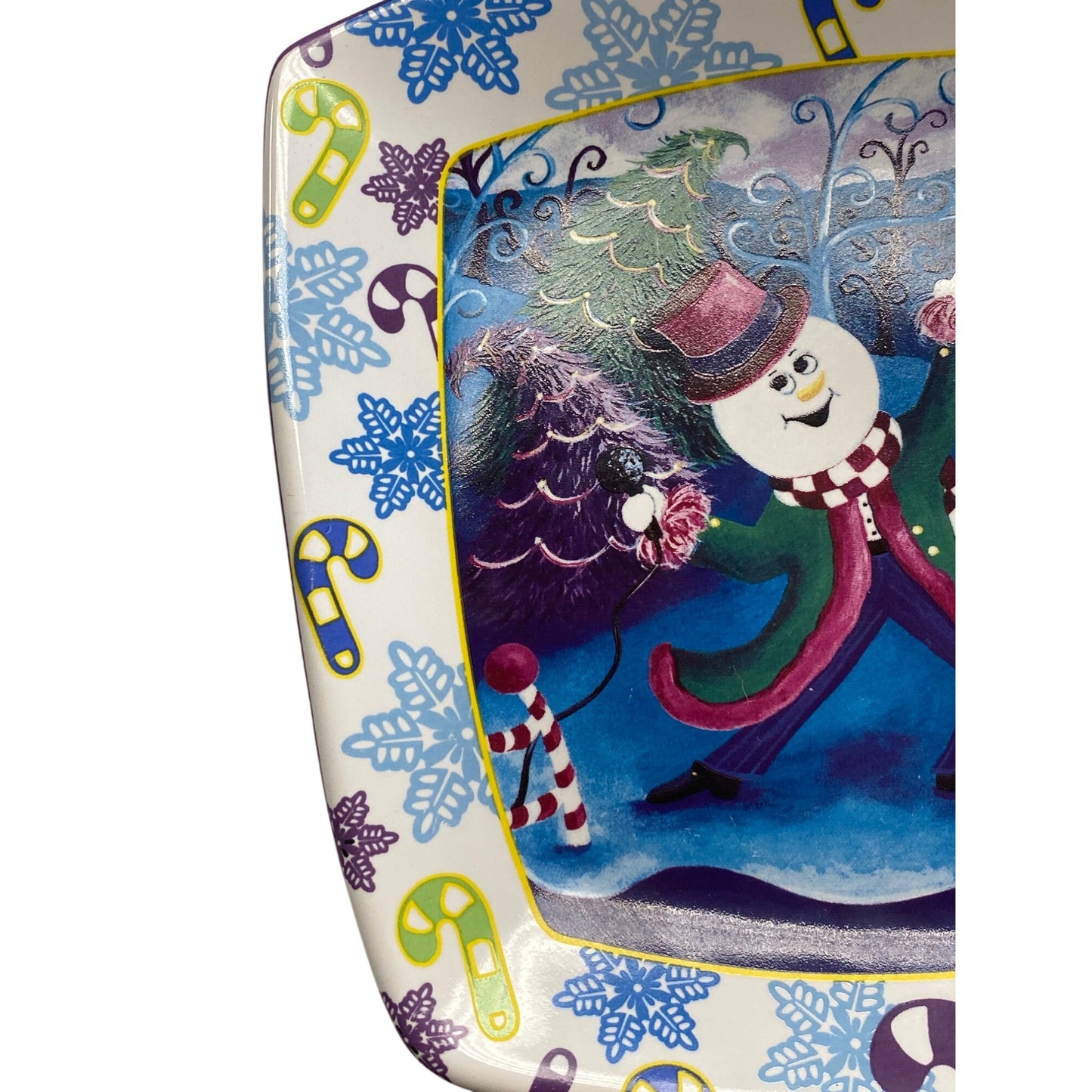 Juleez Christmas Plate BLUE