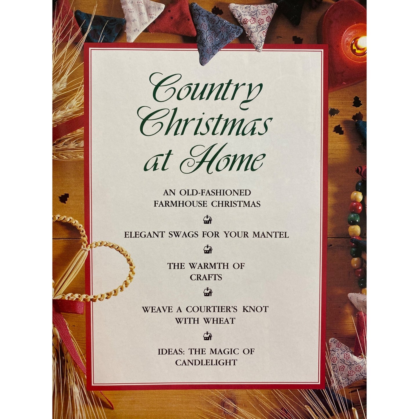 American Country Christmas 1990 Book By Oxmoor House