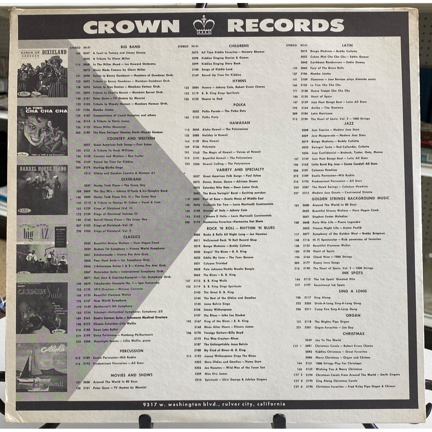 Hawaii Calling Vinyl Record Stereo LP By Crown Records CST 223