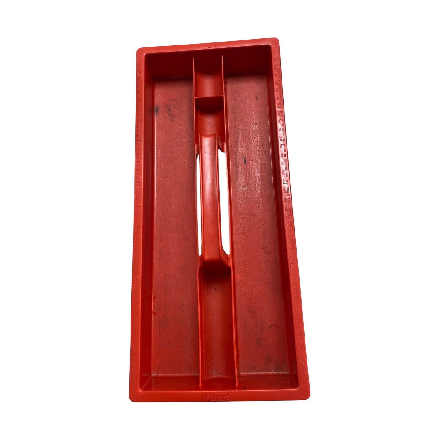 Rubbermaid Black & Red Plastic Toolbox With Removable Tray & Secure Latch