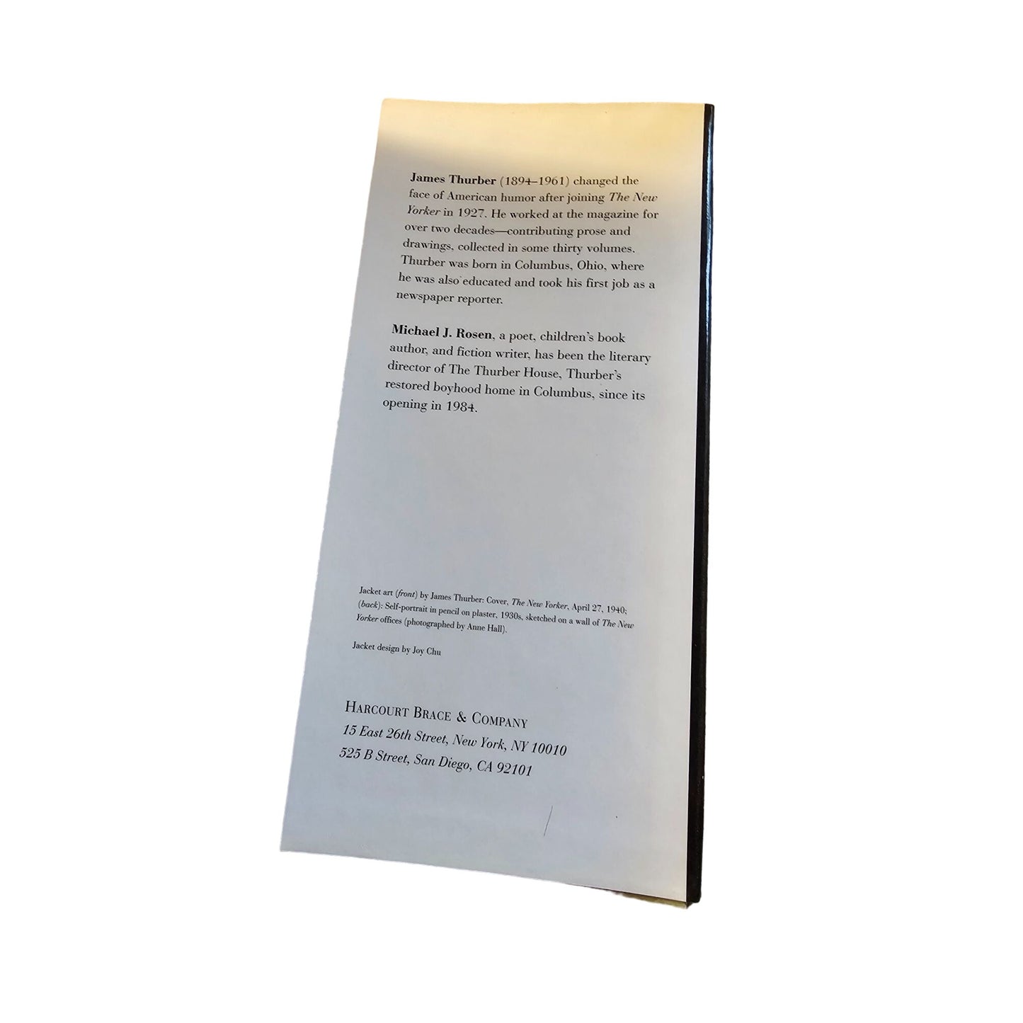 James Thurber "People Have More Fun Than Anybody" Hardcover Book 1994