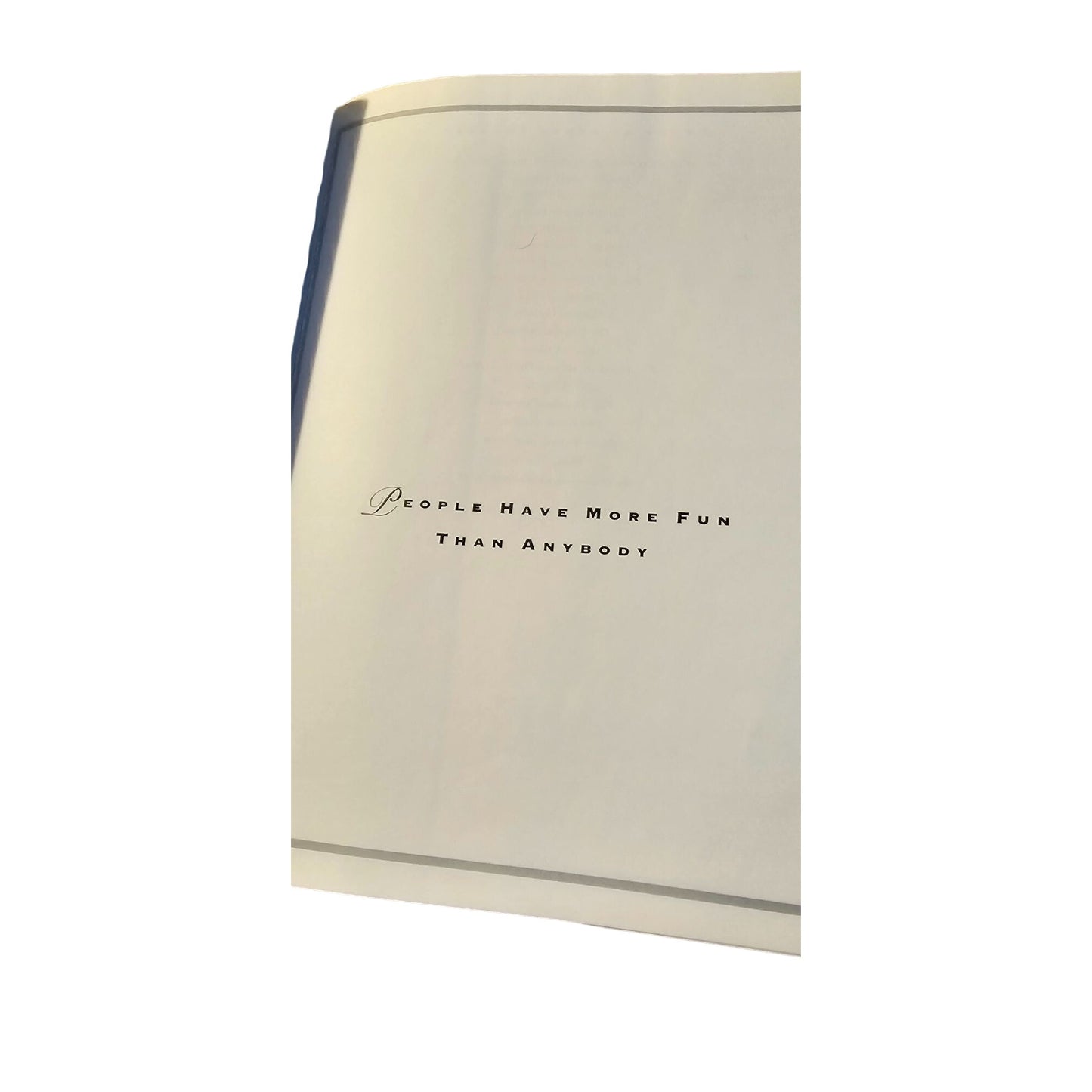 James Thurber "People Have More Fun Than Anybody" Hardcover Book 1994