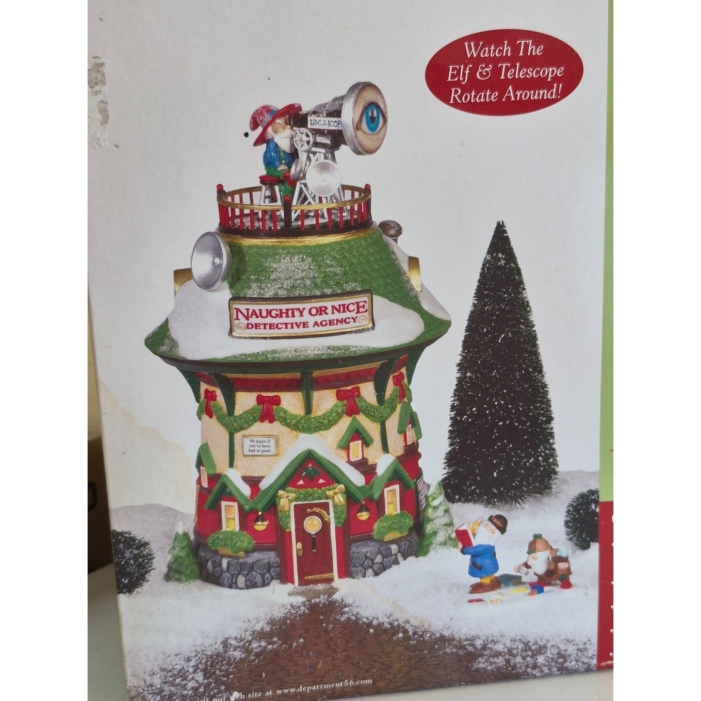 Department 56 Naughty Or Nice Detective Agency Holiday Gift Set