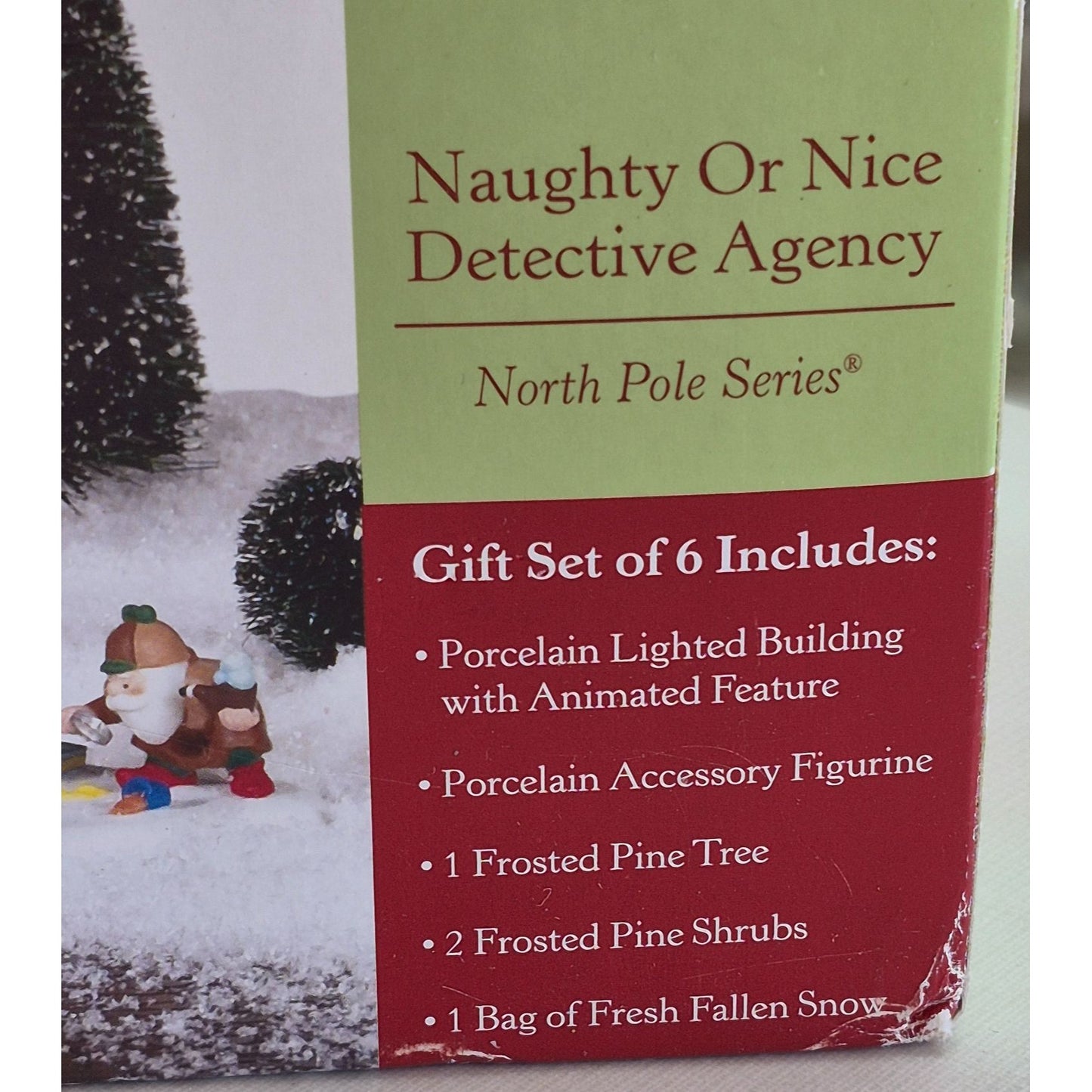 Department 56 Naughty Or Nice Detective Agency Holiday Gift Set