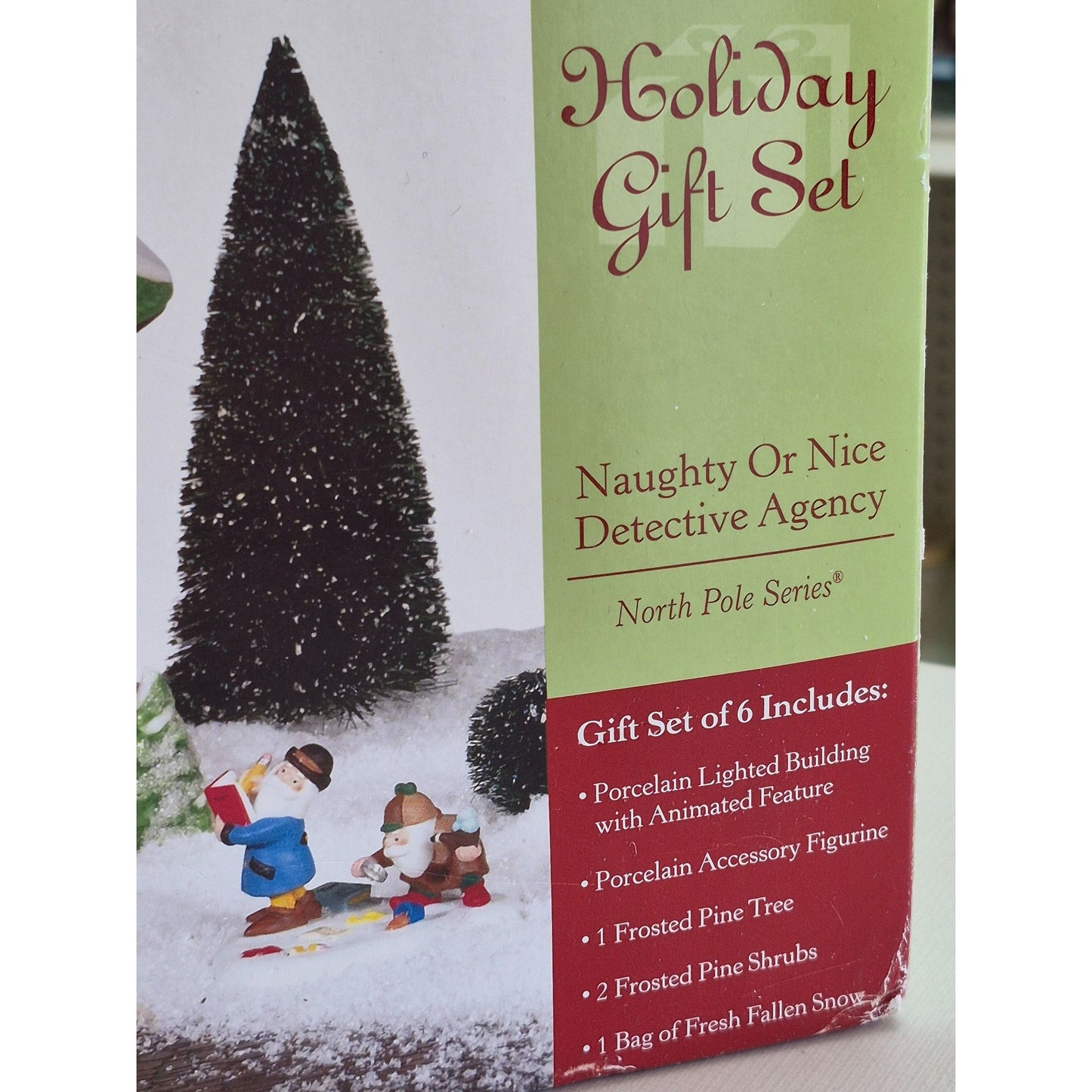 Department 56 Naughty Or Nice Detective Agency Holiday Gift Set