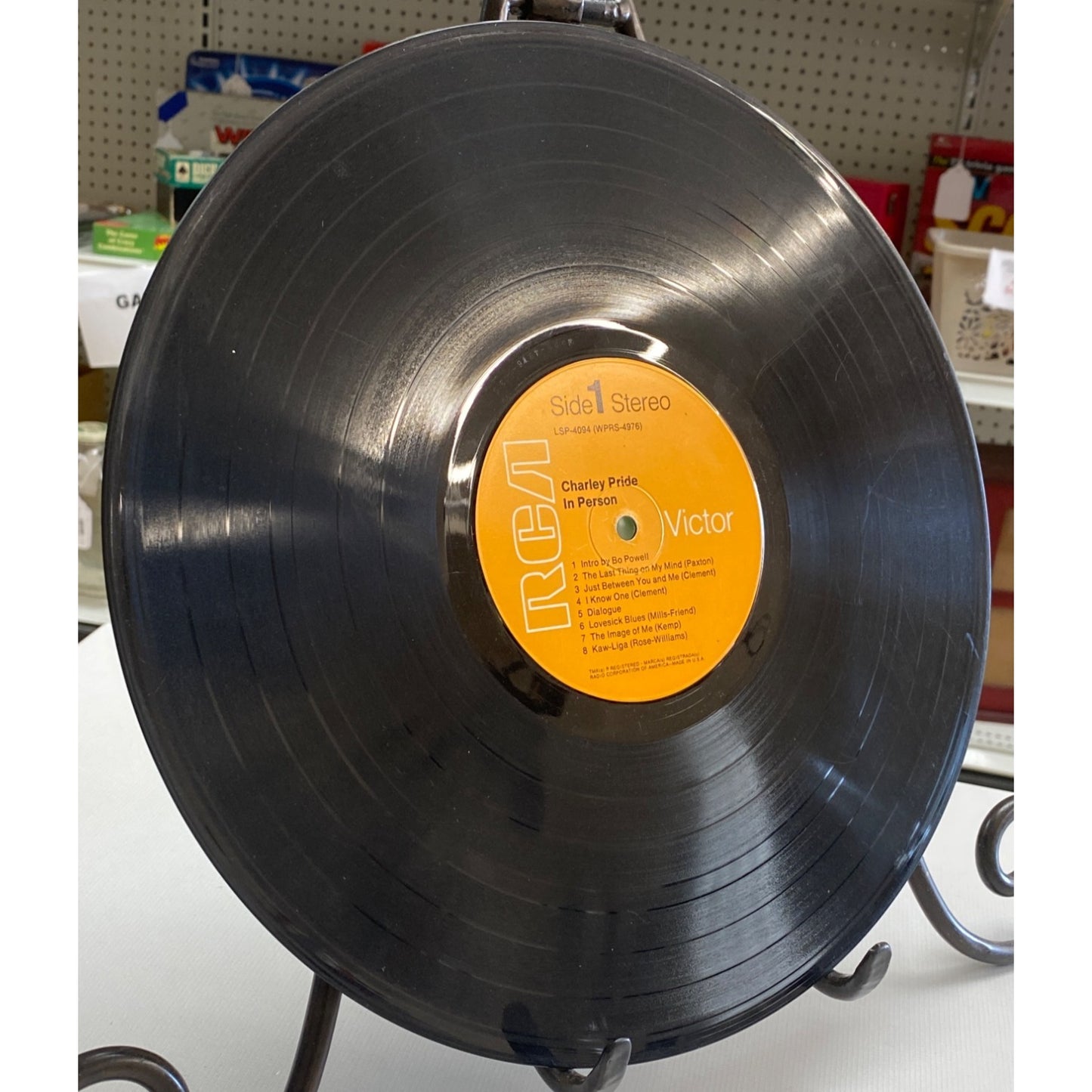 Charley Pride In Person Vinyl Record LP LSP-4094 RCA Victor Stereo Live Panther Hall Texas