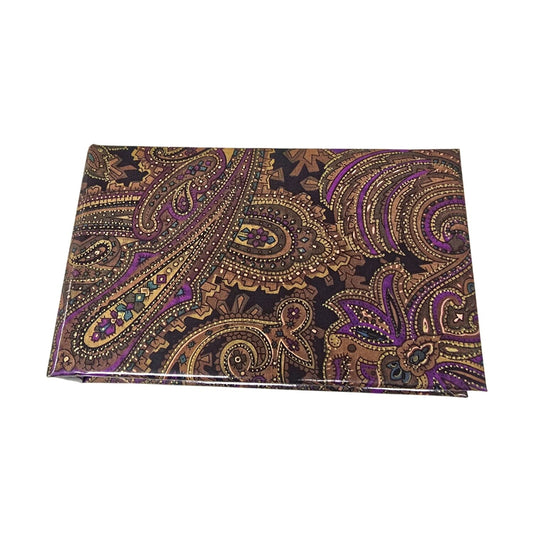 Paisley Print Photo Album With Binder Rings & Inserts For Capturing Cherished Memories