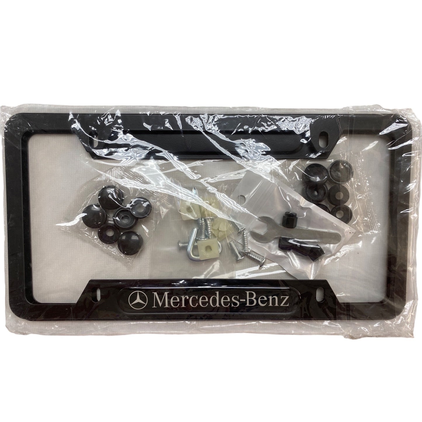 Mercedes-Benz License Plate Frame Kit With Mounting Hardware