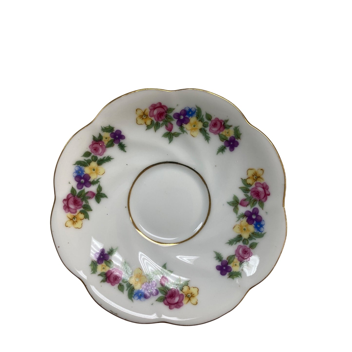 Vintage YAMAKA China Japan Floral Teacup & Saucer Set