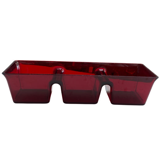 Ruby Red Acrylic Tray