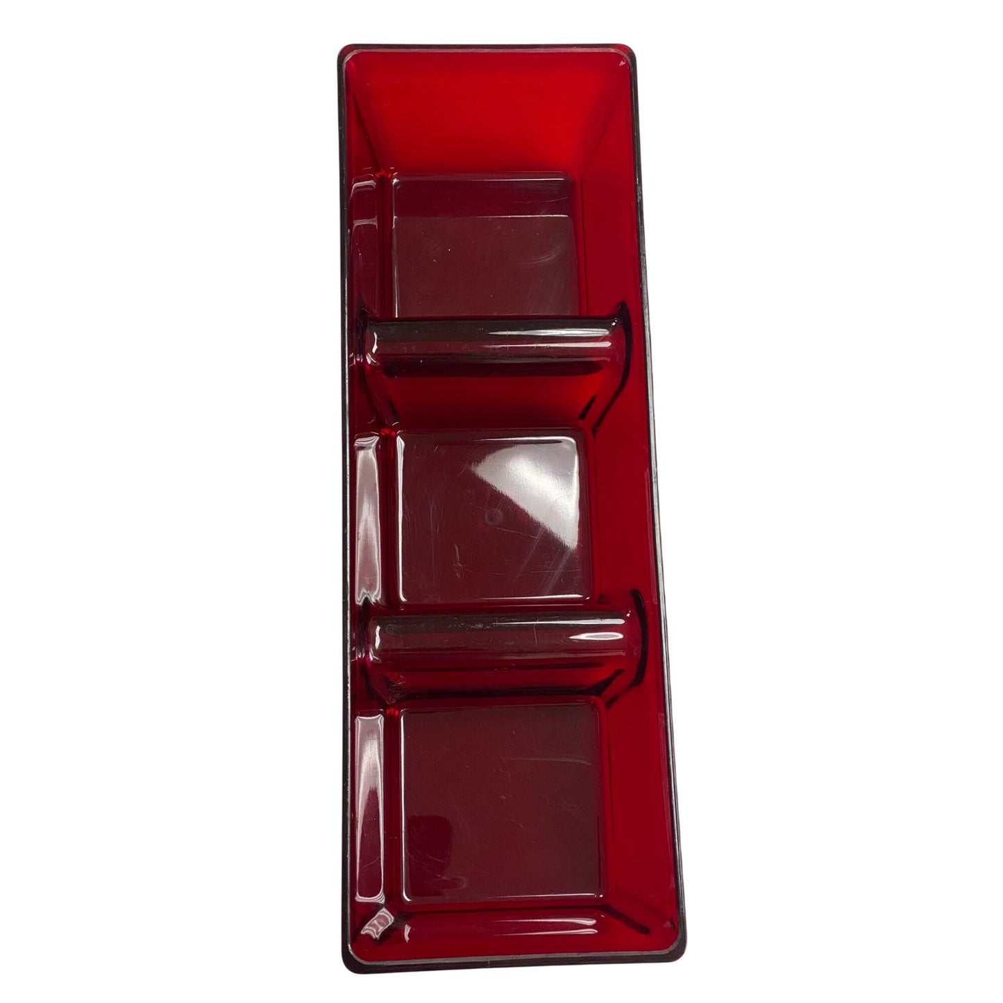 Ruby Red Acrylic Tray