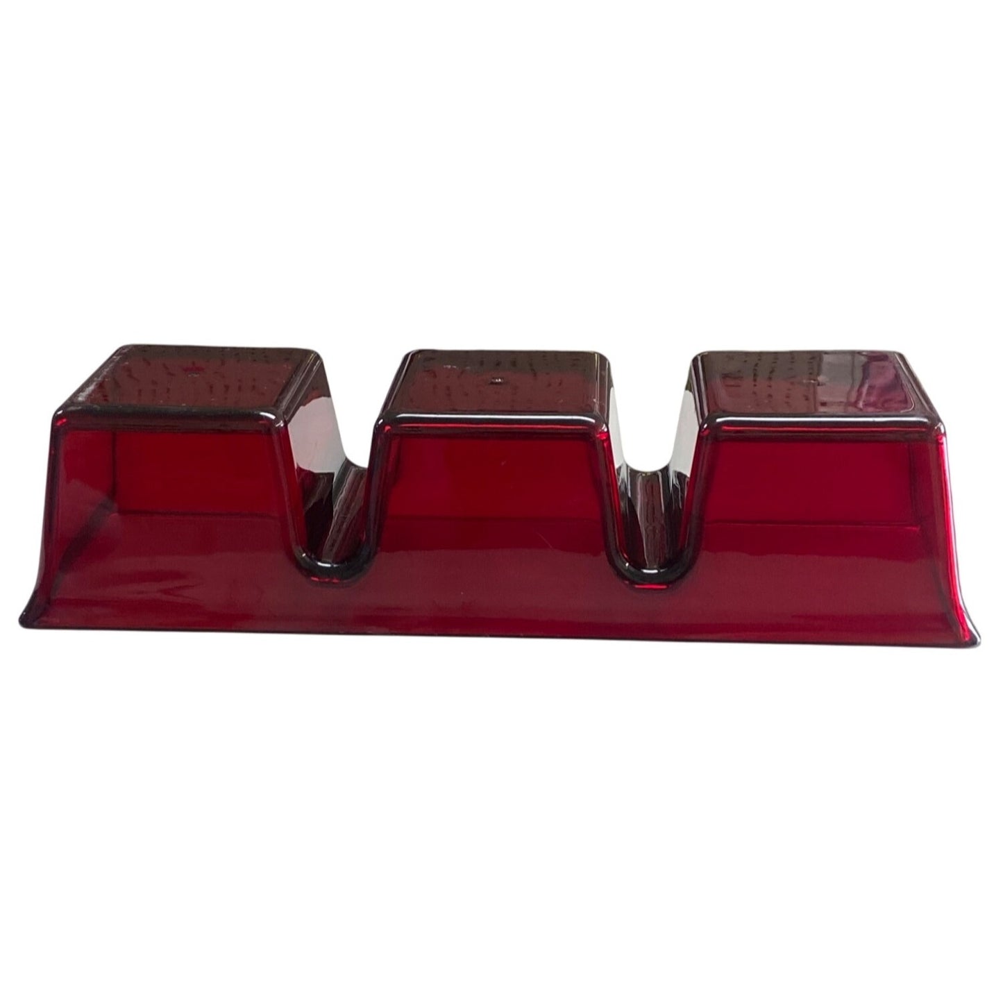 Ruby Red Acrylic Tray