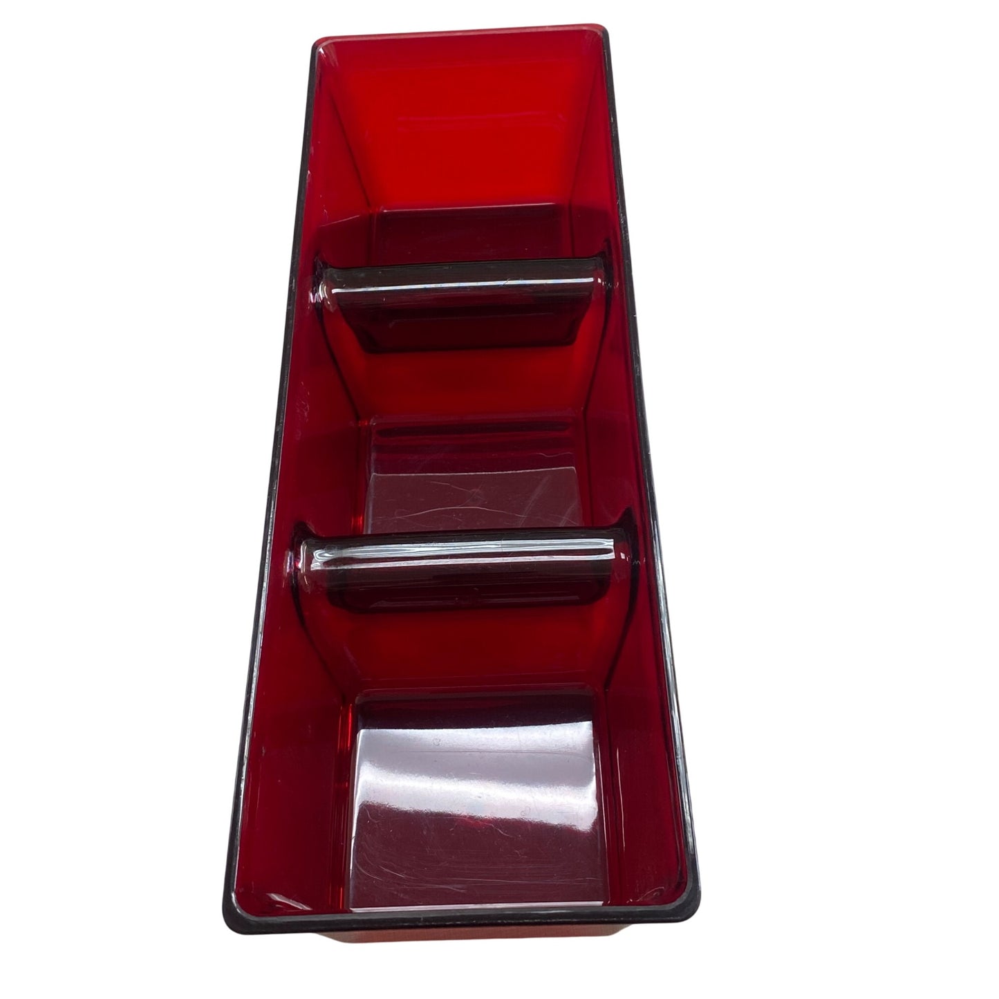 Ruby Red Acrylic Tray