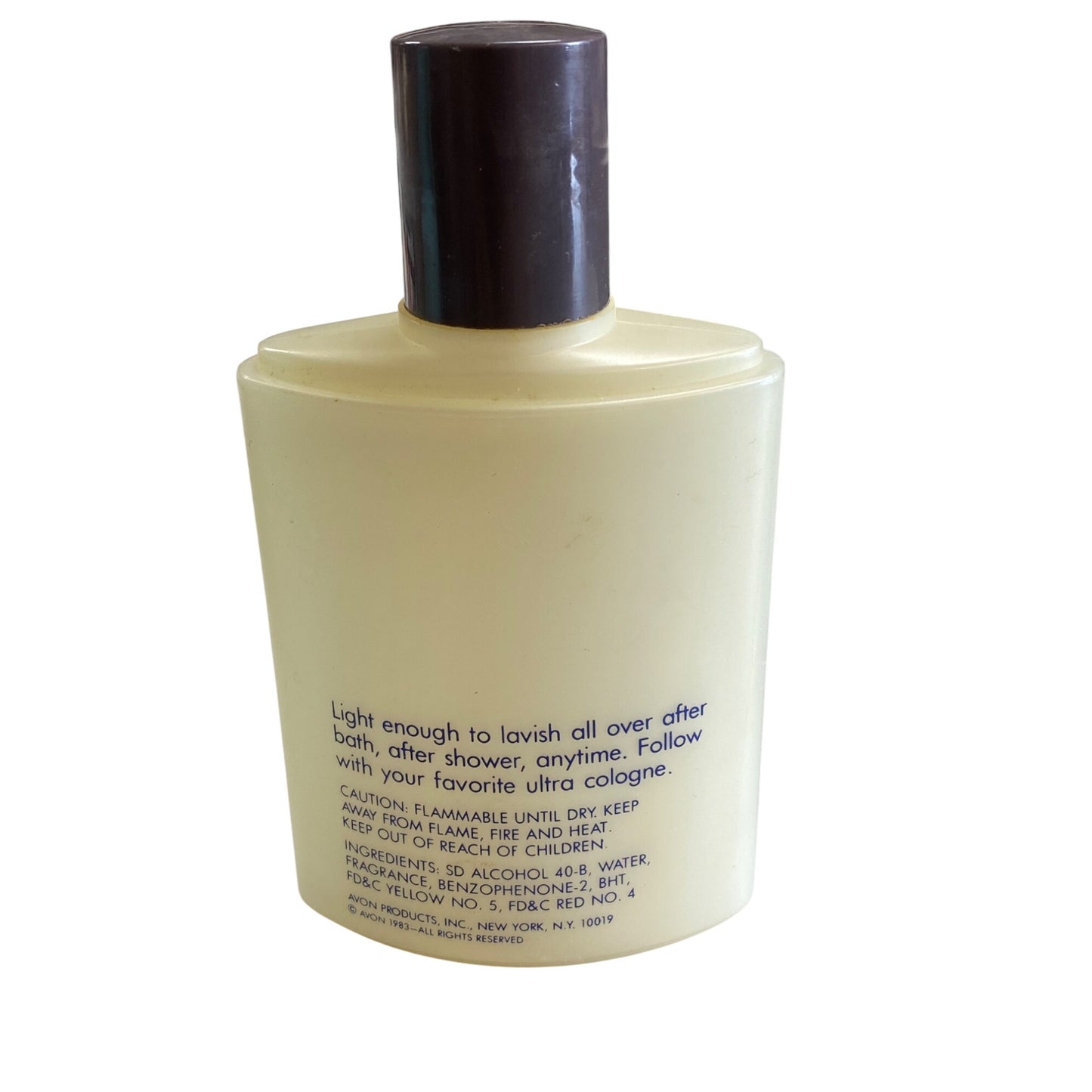 Vintage Avon Lotion Empty Plastic Bottles