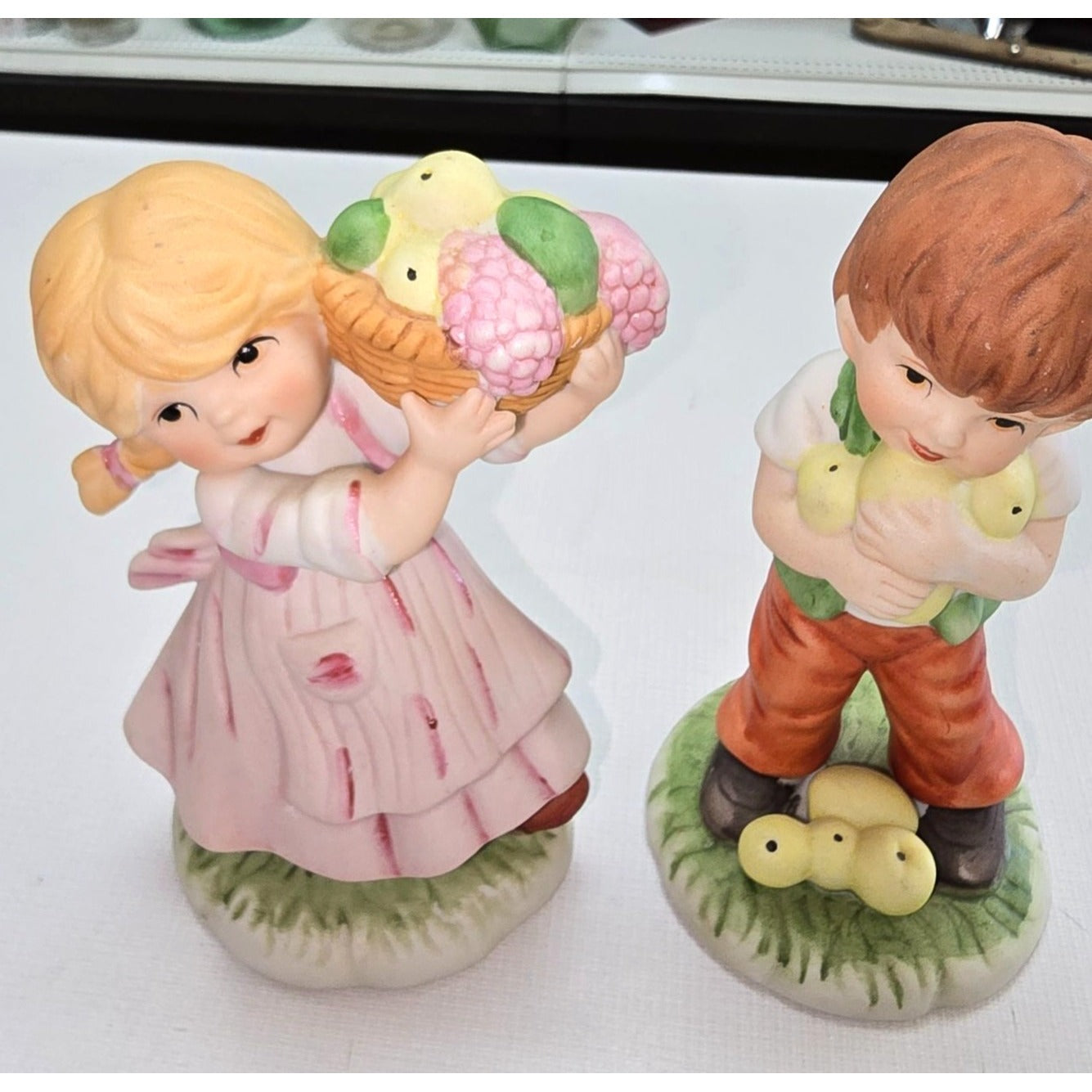 Vintage Boy & Girl Figurines