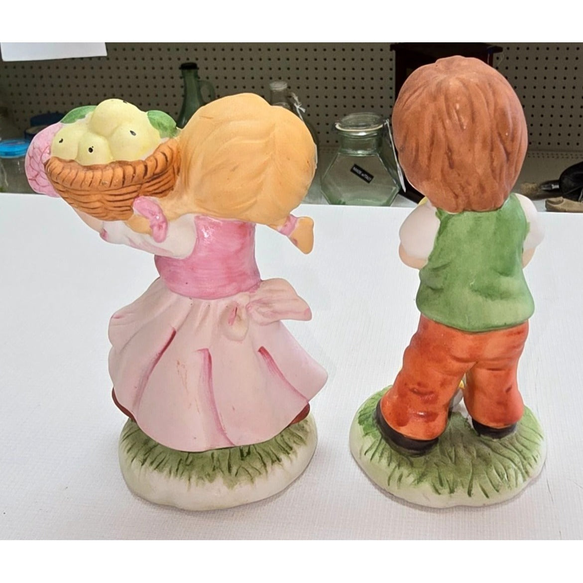 Vintage Boy & Girl Figurines